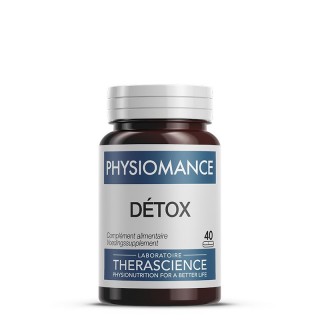 Détox Physiomance Therascience - Élimination de l'organisme - 40 comprimés