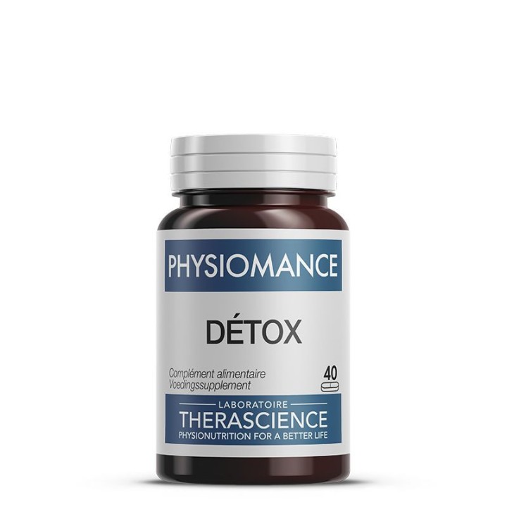 Détox Physiomance Therascience - Élimination de l'organisme - 40 comprimés