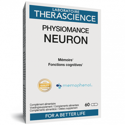 Neuron Physiomance Therascience - Mémoire et concentration - 60 gélules
