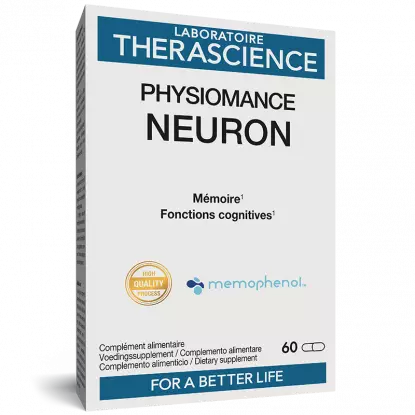 Neuron Physiomance Therascience - Mémoire et concentration - 60 gélules