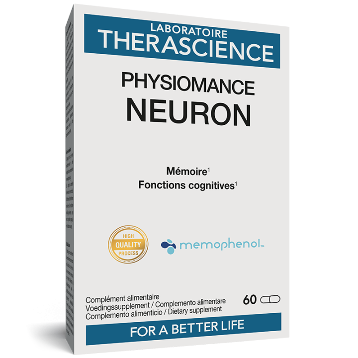 Neuron Physiomance Therascience - Mémoire et concentration - 60 gélules