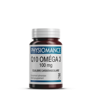 Q10 Oméga 3 100 mg Physiomance Therascience - Circulation - 30 capsules