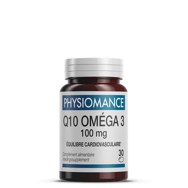Q10 Oméga 3 100 mg Physiomance Therascience - Circulation - 30 capsules