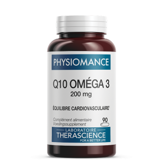 Q10 Oméga 3 200 mg Physiomance Therascience - Cardiovasculaire - 90 capsules