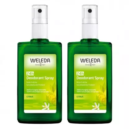 Déodorant spray au Citrus Weleda - Citron et verveine - 2 x 100ml