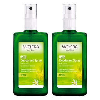 Déodorant spray au Citrus Weleda - Citron et verveine - 2 x 100ml