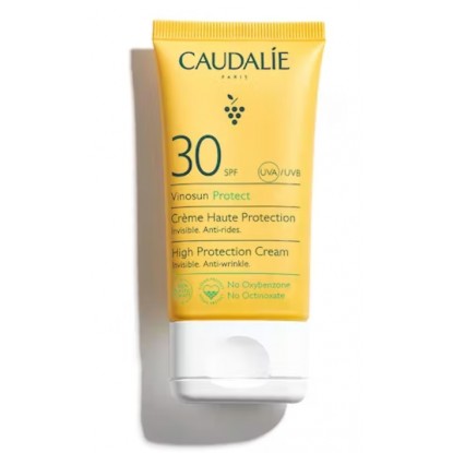 Crème solaire visage anti-rides SPF30 Vinosun Protect Caudalie - 50ml