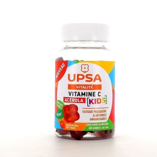 Vitamine C Acérola Kids UPSA Vitalité - Défenses immunitaires - 60 gummies