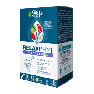RelaxPhyt Santé Verte - Pic de stress - 15 sticks
