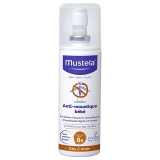 Anti-moustique Bébé Mustela - Moustiques tigres et tiques - 100ml