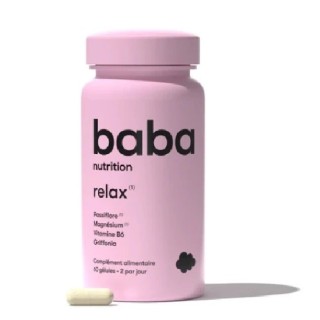 Relax de Baba Nutrition - Relaxation - 60 gélules