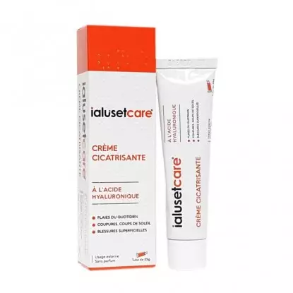 Crème cicatrisante à l'acide hyaluronique IalusetCare - Plaies - 25g