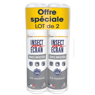 Répulsif peau adultes & enfants Zones Infestées Insect Ecran - 2x100ml