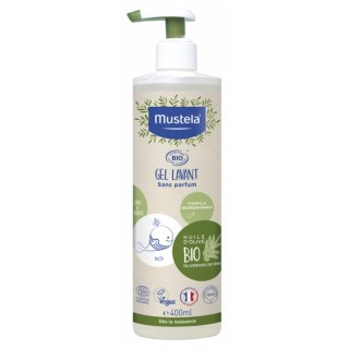 Gel lavant Bio sans parfum corps & cheveux Mustela - 400ml