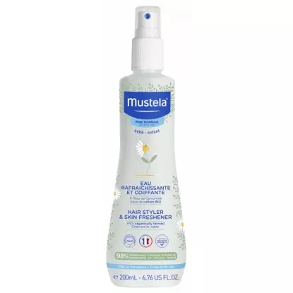 Eau rafraîchissante et coiffante à l'eau de Camomille Bio Mustela - 200ml
