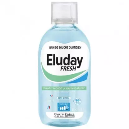 Bain de bouche quotidien Eluday Fresh - Mauvaise haleine - 500ml