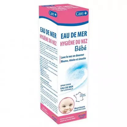 Eau de mer bébé Care+ EG Labo - Dès 3 mois et jusqu'à 6 ans - 125ml