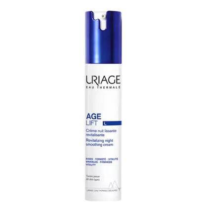 Crème nuit lissante revitalisante Age Lift Uriage - Tous types de peaux - 40ml
