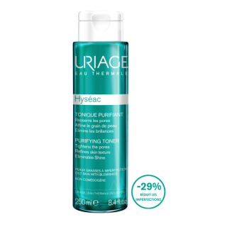 Tonique purifiant Hyséac Uriage - Peaux grasses à imperfections - 250ml