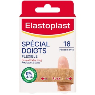 Pansements spécial doigts Elastoplast - Résistant à l'eau - 16 pansements