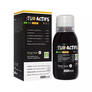 Sirop toux Bio TuxActifs 3+ SynActifs - Gorges irritées - 125ml