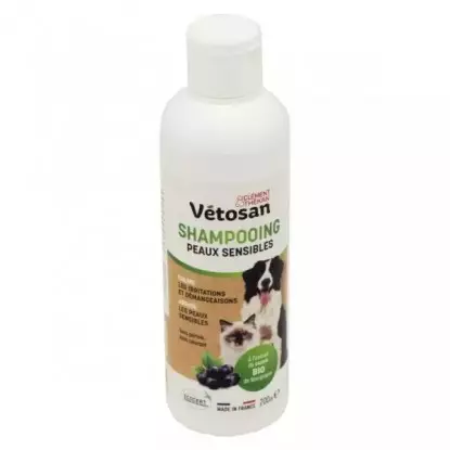 Shampoing peaux sensibles Vetosan Clément Thékan - 200ml