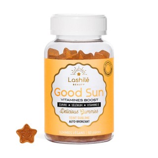 Good Sun vitamines boost sans sucres Lashilé Beauty - 60 gommes