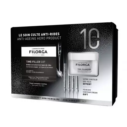 Coffret anniversaire Time Filler 5XP 50ml + Filler Eyes 15ml Filorga