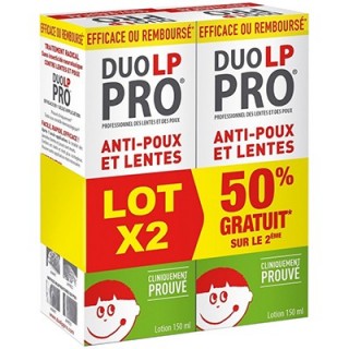 Lotion radicale lentes et poux Duo LP Pro - Dès 6 mois - 2 x 150ml