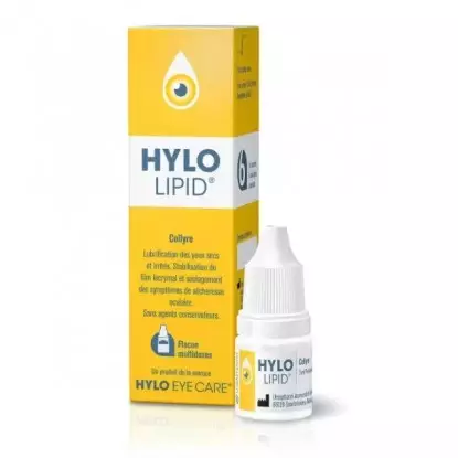 Collyre Hylo Lipid Ursapharm - Yeux secs et irrités - 3ml