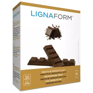 Tablette de chocolat au lait Therascience - Perte de poids - 5 tablettes
