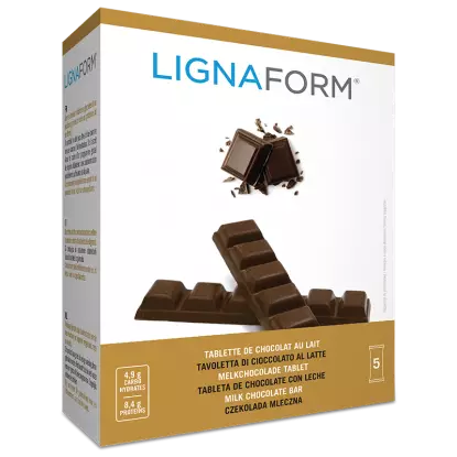 Tablette de chocolat au lait Therascience - Perte de poids - 5 tablettes