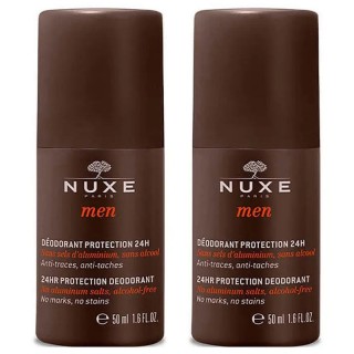 Déodorant Protection 24h de Nuxe Men - Parfum boisé et épicé - 2x50ml