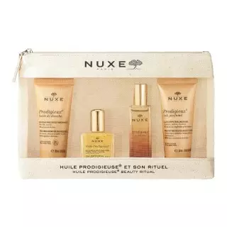 Trousse voyage Prodigieuse® de Nuxe - Coffret cadeau - 4 soins iconiques