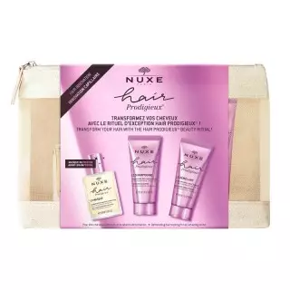 Trousse voyage Prodigieux® Floral Nuxe - 3 soins d'exception pour cheveux