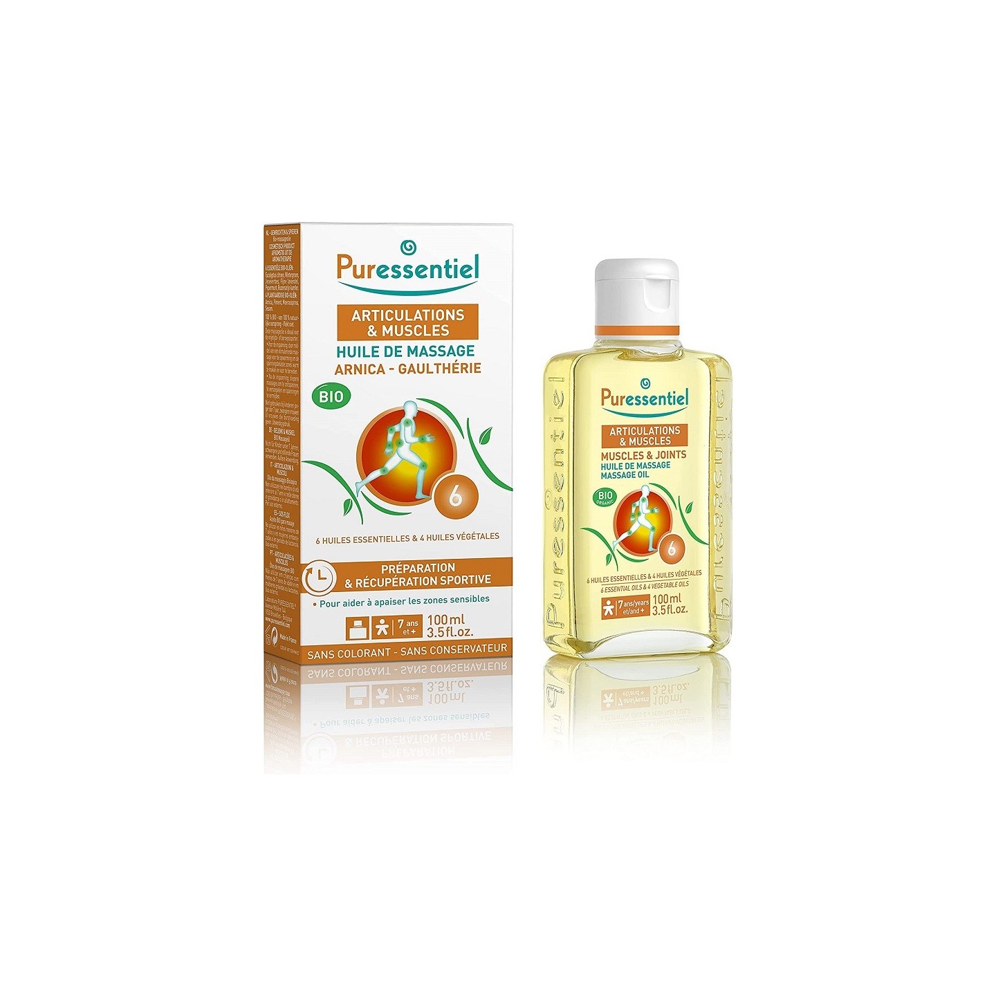 Huile De Magnésium Pour Muscles Et Articulations – Lot De 4 Bouteilles, 100% Naturel, Allemagne