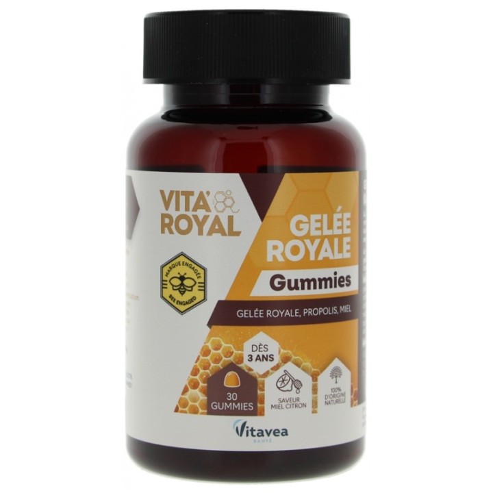 Gelée royale Vita'Royal Vitavea - Vitamine et minéraux - 30 gummies
