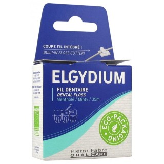 Fil dentaire mentholé Elgydium - Hygiène bucco-dentaire - 35m