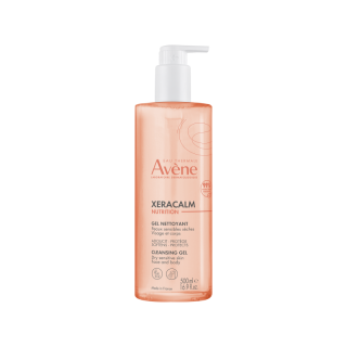 Gel nettoyant visage corps Xeracalm Nutrition Avène - Peaux sensibles - 500ml