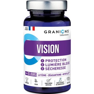 Vision Granions - Sècheresse oculaire et lumière bleue - 50 comprimés