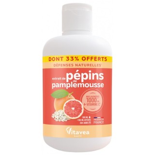 Extrait de Pepin Pamplemousse Vitavea - Défenses naturelles - 200ml + 100ml Offerts