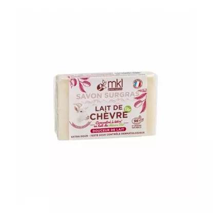 Savon au lait de chèvre Bio Douceur de lait MKL - Peaux mixtes - 100g