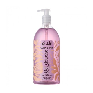 Gel douche à la mûre sauvage Bio MKL - Shampoing douche - 1L