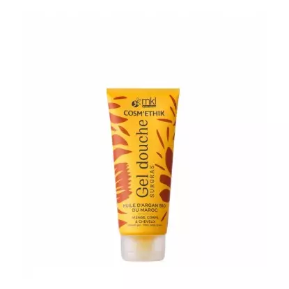 Gel douche à l'huile d'Argan Bio du Maroc MKL - Adoucit la peau - 200ml
