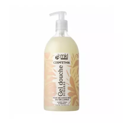Gel douche à la noix de coco Bio du Sri Lanka MKL - Tous types de peaux - 1L