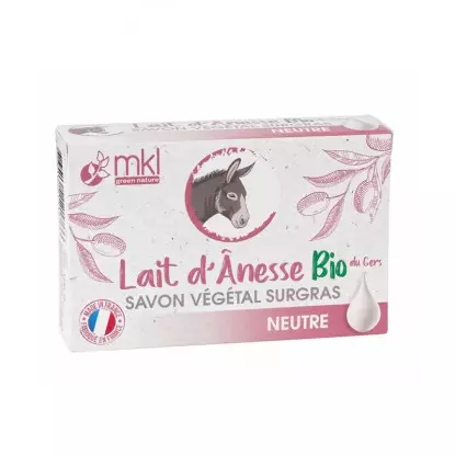 Savon surgras au lait d'ânesse Bio neutre MKL - Confort et souplesse - 100g
