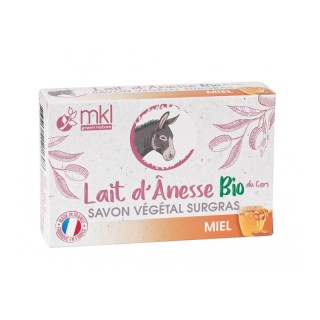 Savon surgras au lait d'ânesse Bio miel MKL - Démangeaisons - 100g