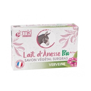 Savon surgras au lait d'ânesse Bio Verveine MKL - Peaux fatiguées - 100g