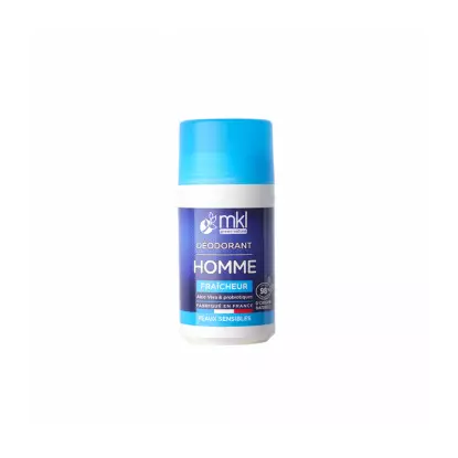 Déodorant certifié Bio pour homme MKL - Ntes boisées et fraîches - 50ml