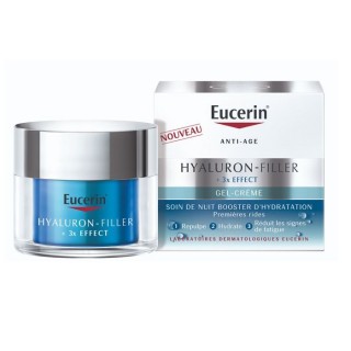 Gel-crème soin de nuit +3x Effect Hyaluron-Filler Eucerin - 50ml